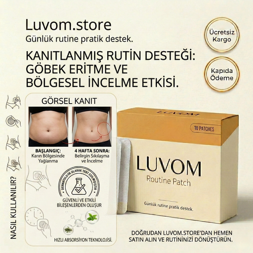 "Luvom Store" Göbek Yağı Eritme Bandı